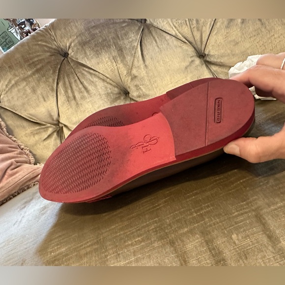 Cole Haan women’s penny loafers preppy brown leather red stitch sz 10 Nike sole - Picture 13 of 14